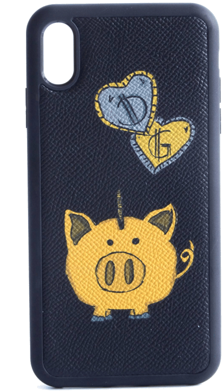 Dolce & Gabbana Coque Piggy Bank Print iPhone XS Max Case