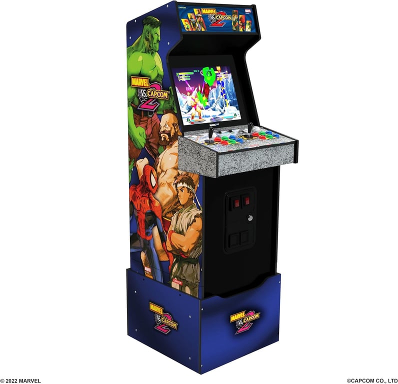 Borne d'Arcade Arcade1Up Marvel Vs Capcom – 8 Jeux Emblématiques - vue 2