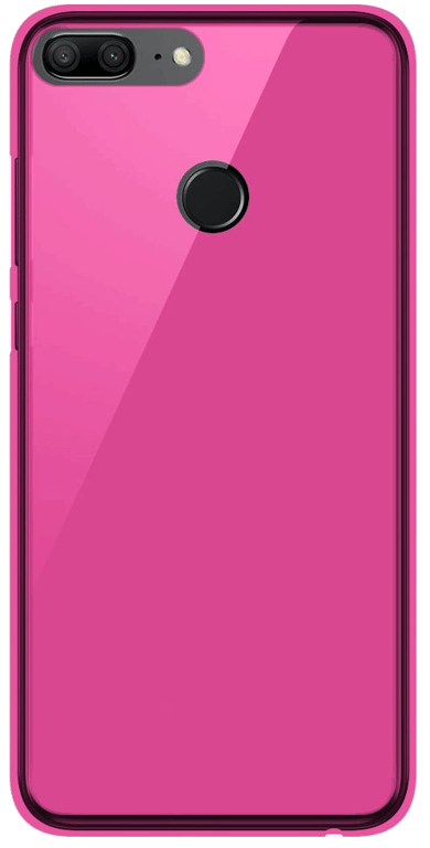 Coque silicone unie compatible Givré Rose Huawei Honor 9 Lite