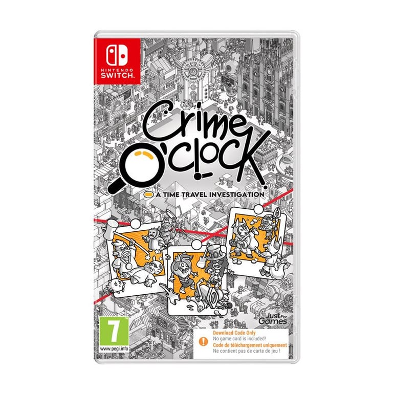 Crime O'Clock Nintendo SWITCH Code de téléchargement Neuf