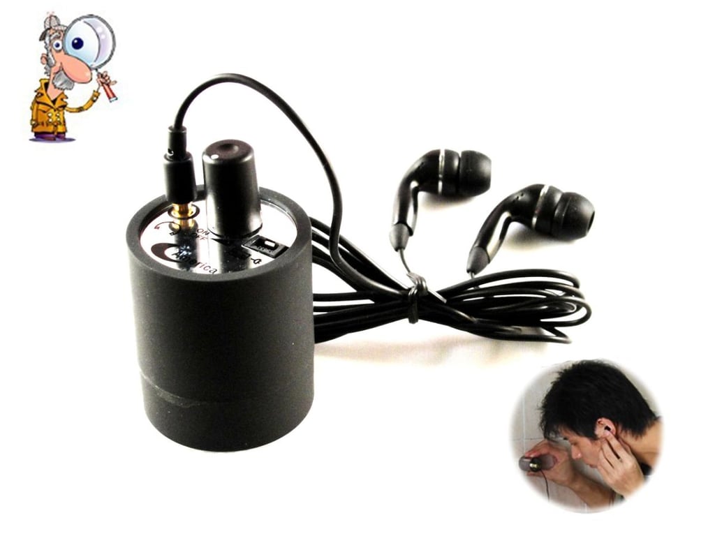 Micro espía + auriculares de muy alta sensibilidad para escuchar a través  de las paredes YONIS - Yonis