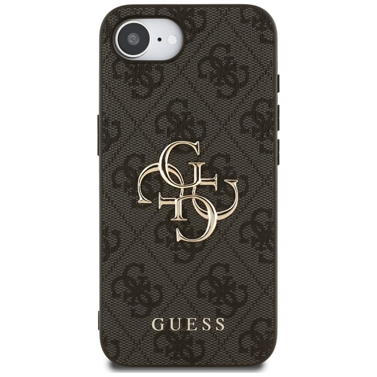 Guess Étui 4G Big Logo pour iPhone 16e Noir - vue 2