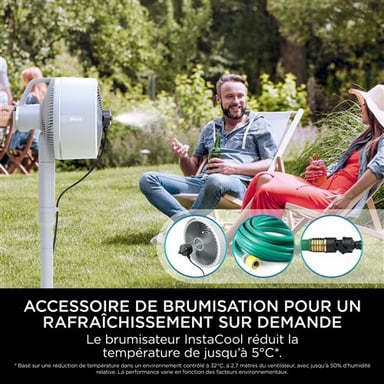 FlexBreeze, Ventilador ultrarrápido con o sin cable, Blanco