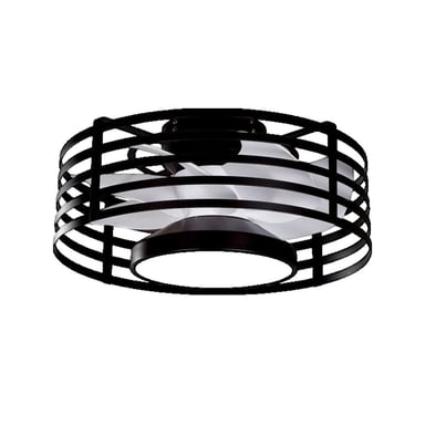 Ventilador de techo Fabrilamp xaloc 22W negro y blanco