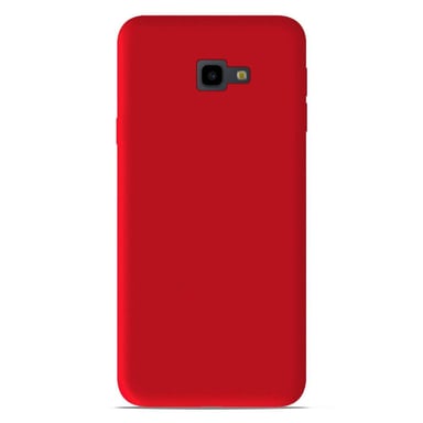 Coque silicone unie Mat Rouge compatible Samsung Galaxy J4 Plus 2018