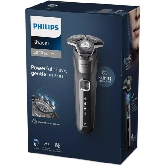 Rasoir Électrique Homme PHILIPS S5887/10 – Étanche, Autonomie 60 Min, SkinIQ - vue 7