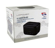 LC Power LC DOCK U3 III Station d'accueil de disques de stockage USB 3.2 Gen 1 3.1 Gen 1 Type micro B Neuf - vue 3