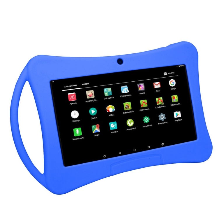 Tablette Enfant 7 Pouces Android 6.0 Bluetooth Playstore Wifi Bleu 40Gb  YONIS