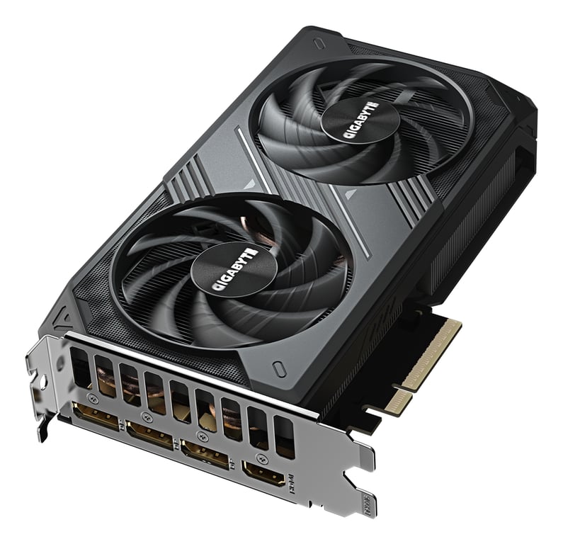 GIGABYTE GeForce RTX 5060 WINDFORCE OC 8G Carte Graphique - 8GB GDDR7, 128bit, PCI-E 5.0, 2512 MHz Fréquence du cœur, 3 x DisplayPort, 1 x HDMI, GV-N5060WF2OC-8GD - Neuf
