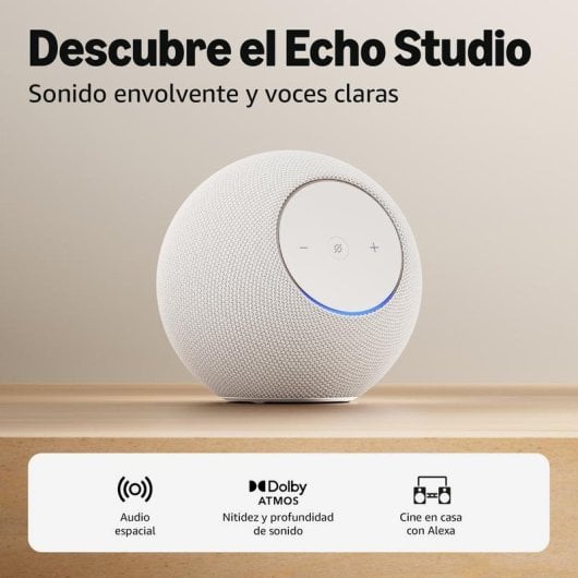 Enceinte Connectée AMAZON Echo Studio – Dolby Atmos, Hub Connecté Intégré - vue 5
