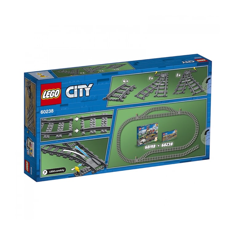 Lego City Les Aiguillages 60238 Lego La Boîte - vue 3