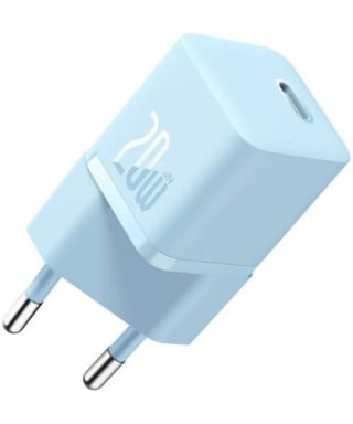 Chargeur Rapide Compact Gan5 20W Usb-C Bleu
