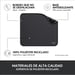 Tappetino per mouse Logitech Serie Studio Grafite