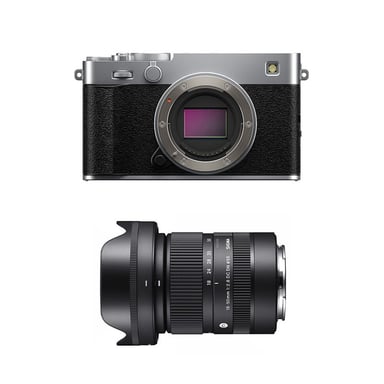 FUJIFILM X-E5 Silver + Sigma 18-50 f/2.8 DC DN Contemporary