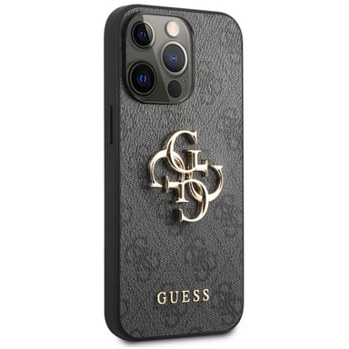 Guess Apple iPhone 13 Pro Funda PU 4G Grande Gris