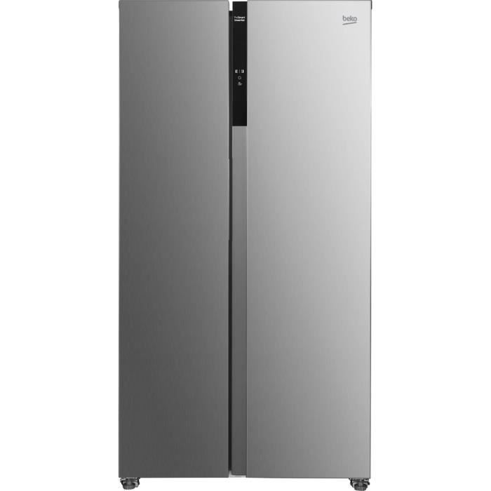 Réfrigérateur Side by Side BEKO GNO5323XPN Froid ventilé Classe D 532 177 x 91 x 67 cm Inox - vue 4