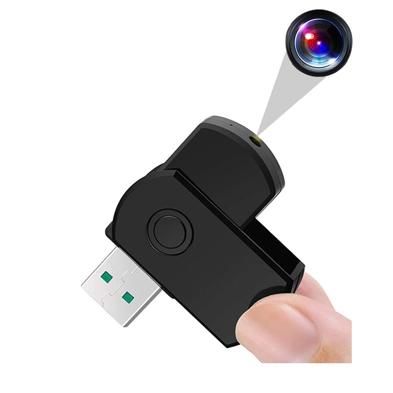 Clé USB Caméra Espion Mini Caméra Appareil Photo Vidéo HD Micro SD 4 Go  Noir YONIS - Yonis