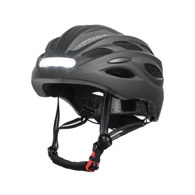 Casque MTB YOUIN LED avant et arrière- Ajustable de 58 à 61 cm, rechargeable USB