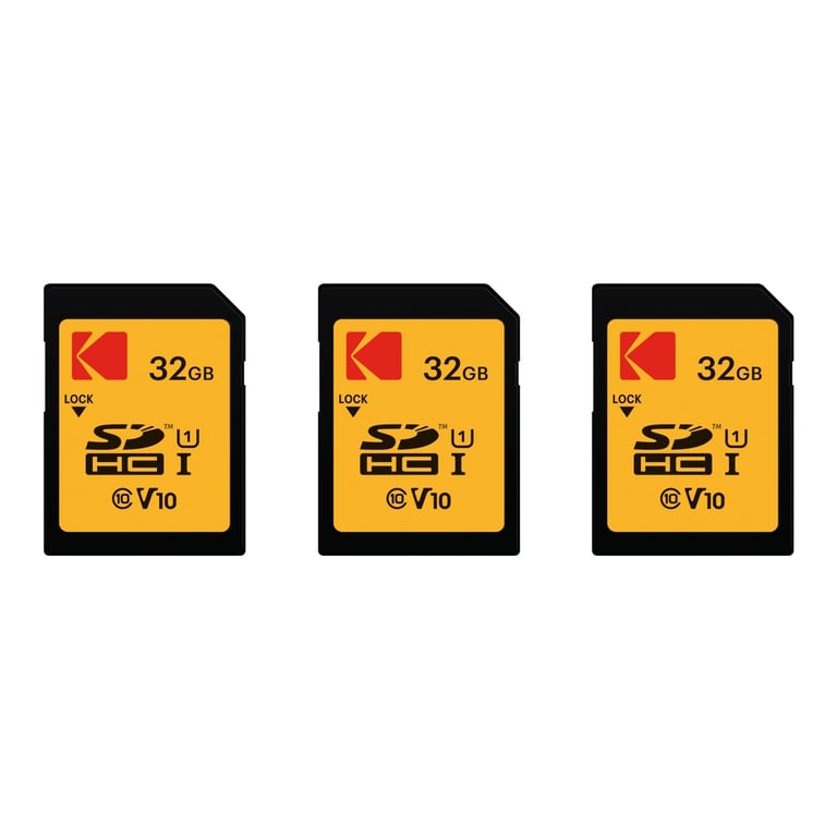 Kodak SDHC x3 - vue 2