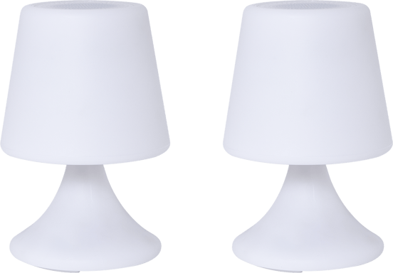 Duo de lampes enceintes inter-connectées outdoor Handy S Together Colorblock