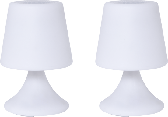 Duo di lampade da esterno Handy S Together Colorblock con diffusore interconnesso