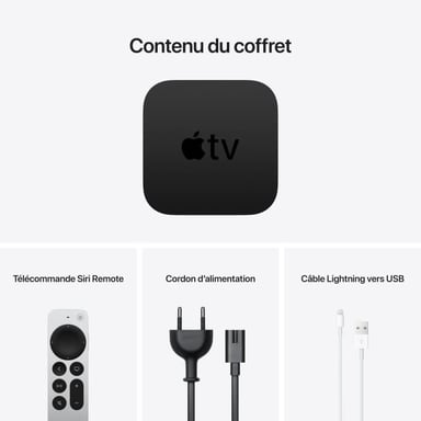 APPLE TV 4K - 64 Go (3e génération)