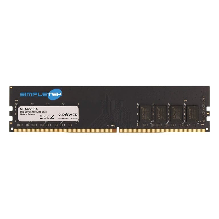 2 Power DDR3 module 8 Go DIMM 240 broches 1600 MHz / PC3 12800 CL11 mémoire sans tampon non ECC - vue 2