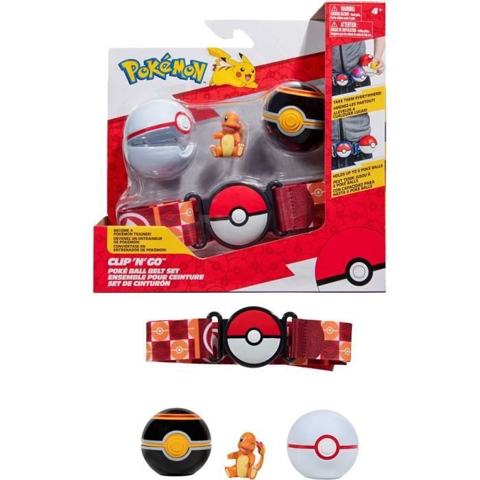 Ceinture BANDAI Pokémon Clip 'N' Go 1 ceinture 2 Poké Balls et 1 figurine Carapuce 5 cm - vue 6