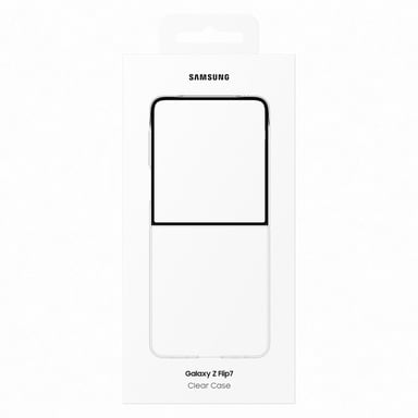 Custodia Original Galaxy Z Flip 7 Clear Case Ultra Sottile e Anti-ingiallimento