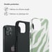 Selencia Coque arrière Vivid pour iPhone 13 - Colorful Zebra Sage Green
