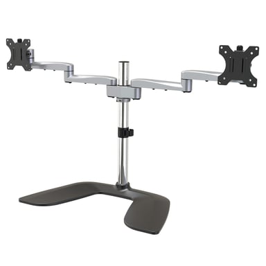 StarTech.com Supporto Doppio Monitor - Snodabile - Acciaio e Alluminio (DUAL MONITOR STAND DESK MOUNT - ERGONOMIC VESA MOUNT STAND)