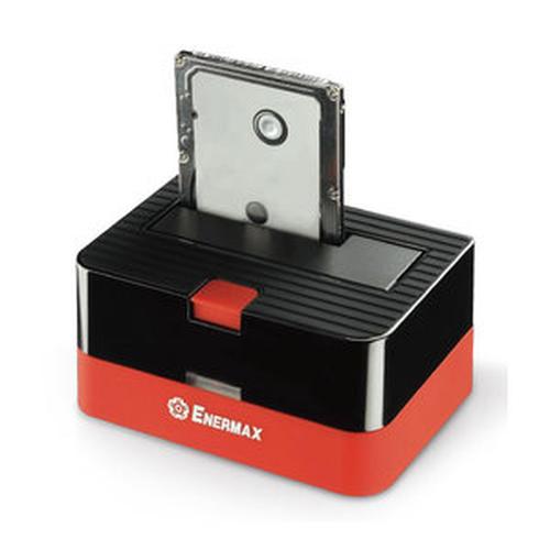 Enermax EB310SC Boîtier de disques de stockage Boîtier disque dur/SSD Noir, Rouge 2.5/3.5  - Neuf