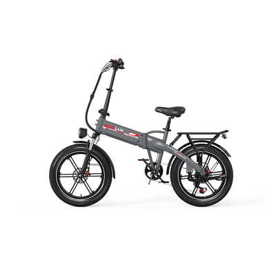 VéLo Électrique RK10 | Moteur 750W | Batterie 48V 13Ah | Pneus 20 Pouces | Vitesse Max 25 km/h | Autonomie 70 km?Gris-Rouge