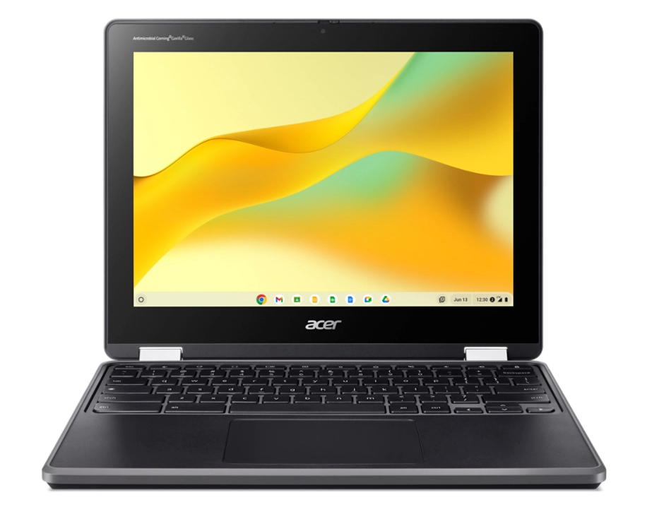 Acer Chromebook R856LT TCO C2NK N100 30 5 cm 12  Écran tactile HD+ 8 Go LPDDR5 SDRAM eMMC Wi Fi 6E 802.11ax ChromeOS Allemand Neuf