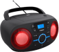 Radio Lecteur CD avec effets lumineux CD61NUSB Noir Bigben Audio