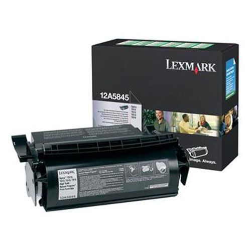 Lexmark Cartouche de Toner 12A5845 1 x 25000 pages LRP OptraT610T612T614T616 Neuf