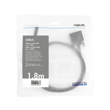 LogiLink UA0331 Adaptador gráfico USB Negro