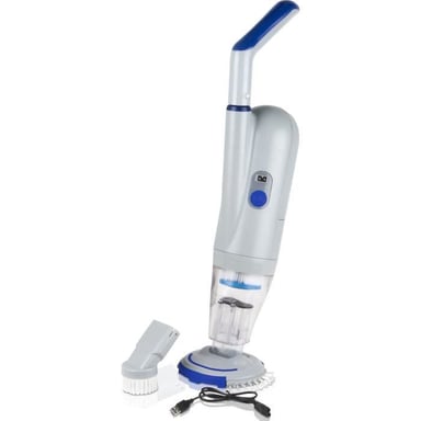 Limpiafondos a pilas para spas y piscinas elevadas - GRE - Equipado con un filtro de cartucho