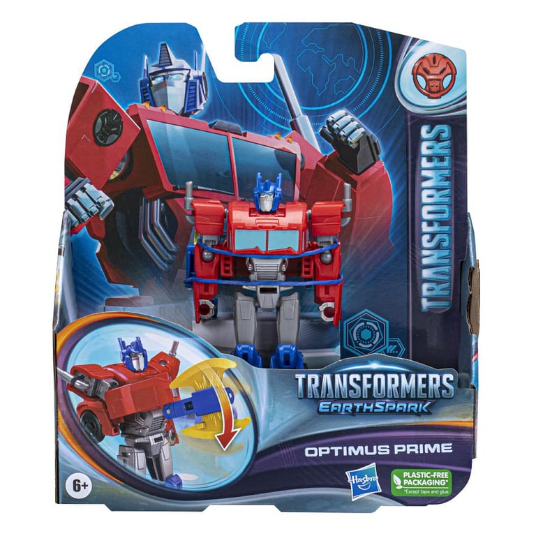 Hasbro Transformers Earthspark Optimus Prime Classe Guerrier