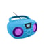 BIGBEN CD61BLUSB Radio Cd Portátil Usb Azul + Altavoces Luminosos