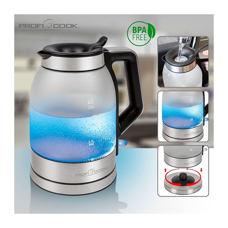 Bouilloire en verre Proficook PC WKS 1215 - vue 4