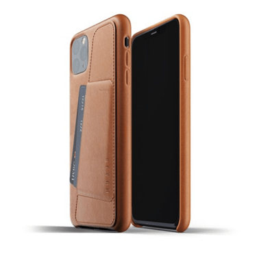 Mujjo Coque Portefeuille en Cuir Marron pour iPhone 11 Pro Max : L'alliance de l'Élégance et de la Fonctionnalité
