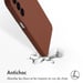 Accezz Coque Liquid Silicone pour Samsung Galaxy A16 - New Tea Brown