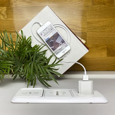 Nanocable 10.10.2001 chargeur d'appareils mobiles MP3, Smartphone, Tablette Blanc Secteur Intérieure