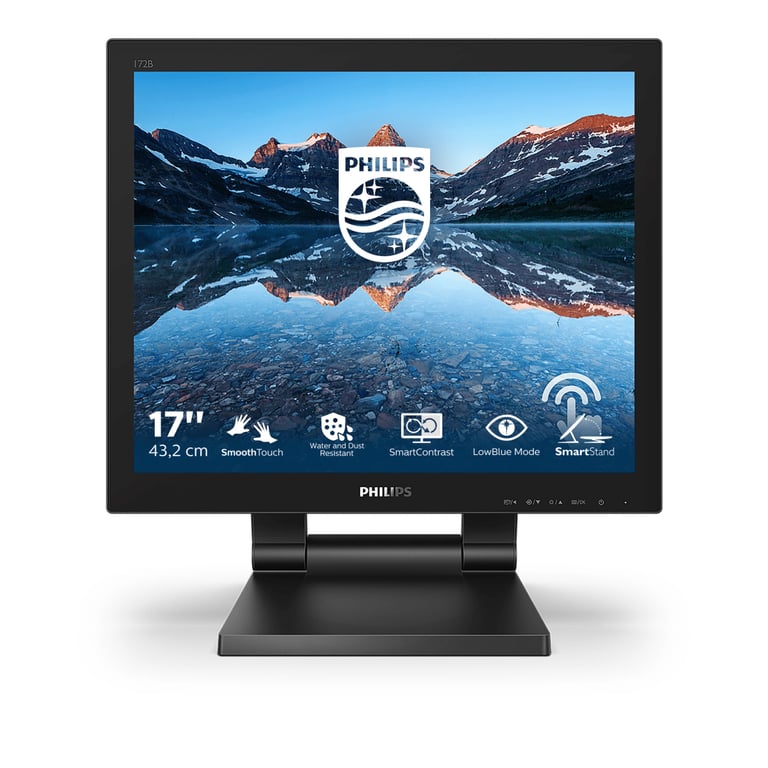PHILIPSB Line 172B9T Écran LED 17 Ecran tactile HDMI DVI DisplayPort VGA Haut parleurs Texture - vue 2