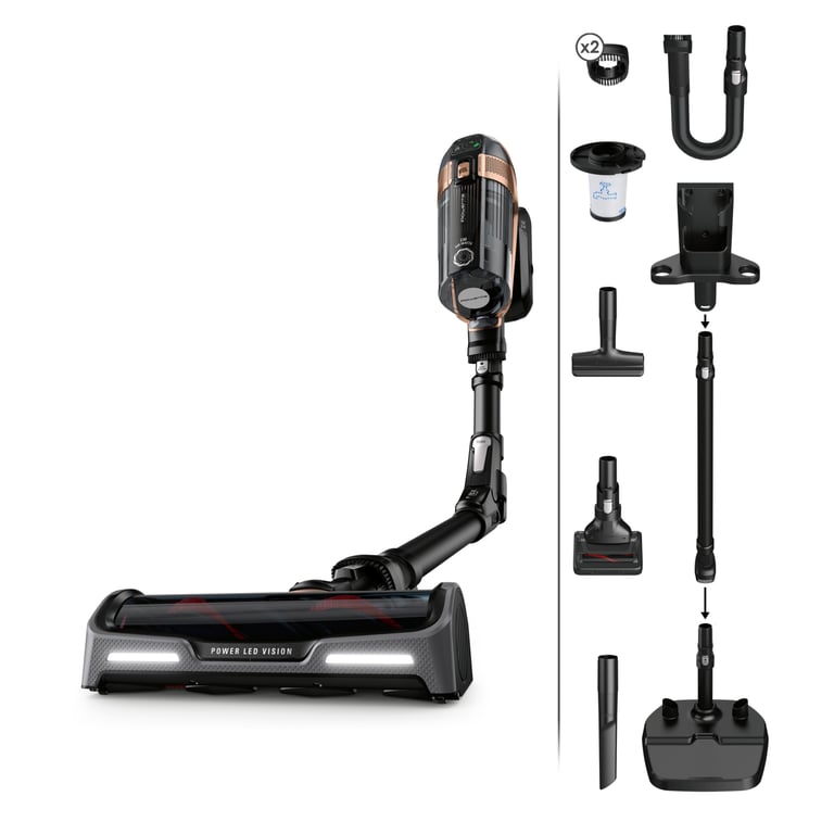 Aspirateur Sans Sac Rowenta X-Force RH99F1 – Puissance 230 AW, Autonomie 1h20