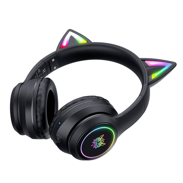 ONIKUMA B90 Casque Gaming Bluetooth 5.0 Kawai LED RGB Neuf - vue 5
