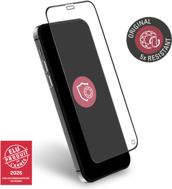 Protège écran pour iPhone 12 Pro Max Original Verre organique + Garantie à vie Force Glass