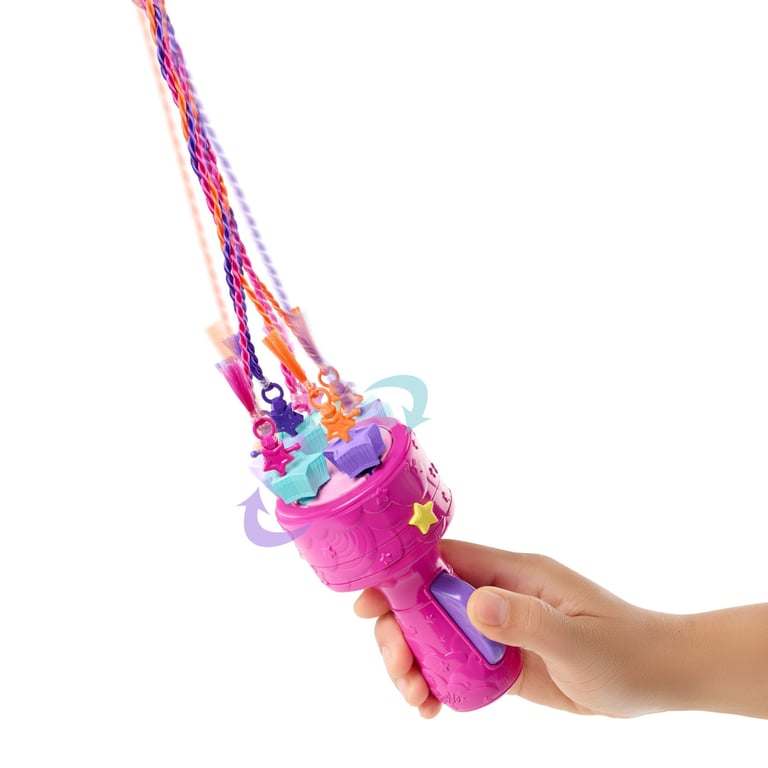 Poupée Barbie Tresses Magiques – Cheveux Longs avec Extensions, Accessoires Inclus - vue 4