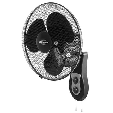 Ventilador mural Orbegozo WF 0141 - Potente motor de 40 W - 3 velocidades de ventilación - Funciona a